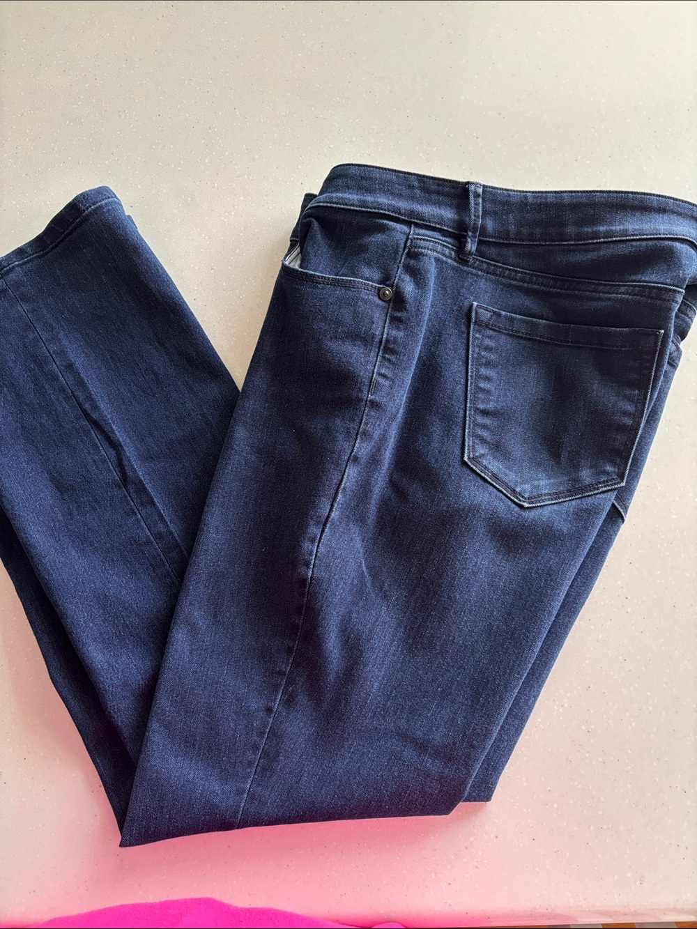 LOFT Navy Boot Cut Jeans